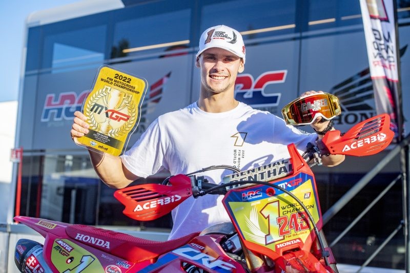 Newly-crowned champion Gajser