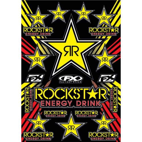 ROCKSTAR ENERGY STICKER SHEET