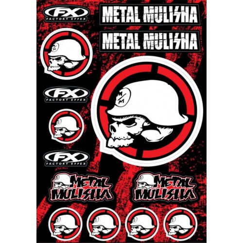 METAL MULISHA STICKER SHEET 2