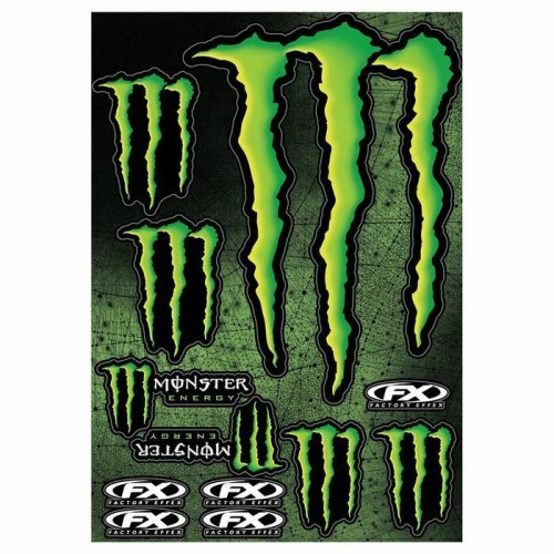 MONSTER STICKER KIT 2 (XL) STICKER SHEET