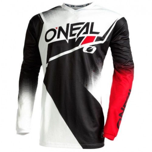 ONEAL22 ELMT JSY RACEWEAR V.22 BLK/WHT/RED