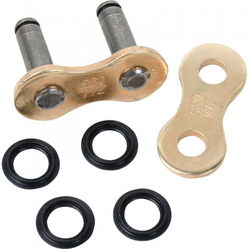 DID 520 ZJ - VX3 RIVET LINK GLD,BLK