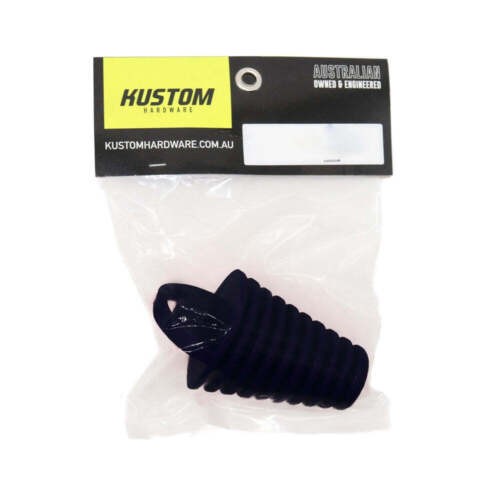 Kustom Hardware Exhaust Plug Rubber Black- 55mm