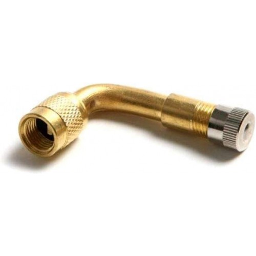 Valve Extension 90 Degree Brass