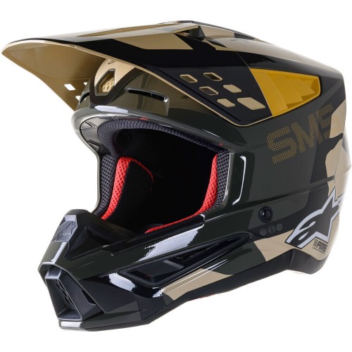 SM5 ROVER HELMET ECE | Kak BLACK CAMO ORANGE