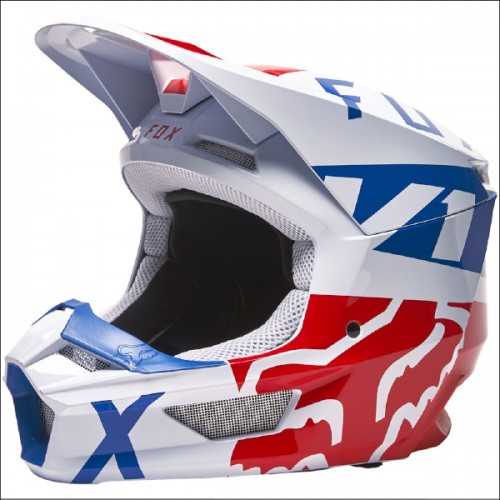 V1 SKEW HELMET ECE WhBluRe