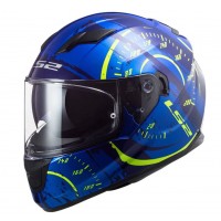 LS2 FF320 STREAM EVO TACHO BLU/HI-VIS