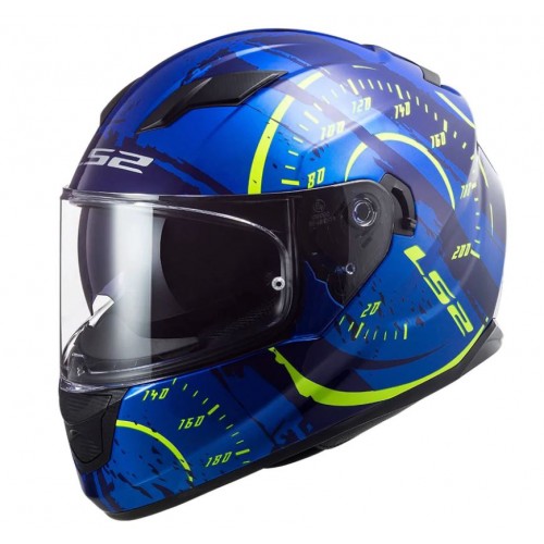 LS2 FF320 STREAM EVO TACHO BLU/HI-VIS