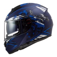 LS2 FF397 VECTOR EVO STENCIL MAT BLU