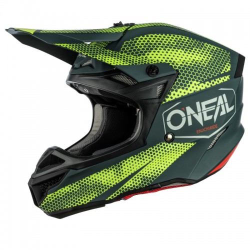 ONEAL21 5SRS HELM COVERT CHARCOAL/N-YEL