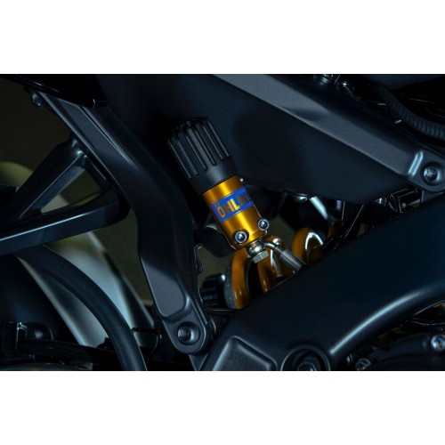 Exclusive fully-adjustable suspension
